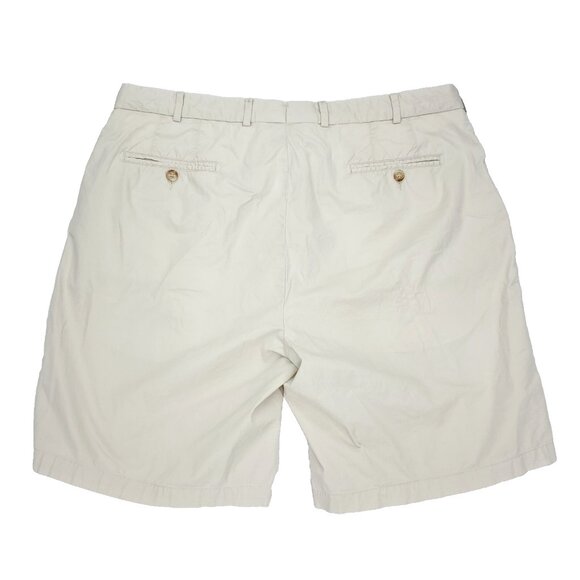 Peter Millar Golf Chino Shorts Mens 40x9" Beige Flat Front Casual Solid - Picture 6 of 7